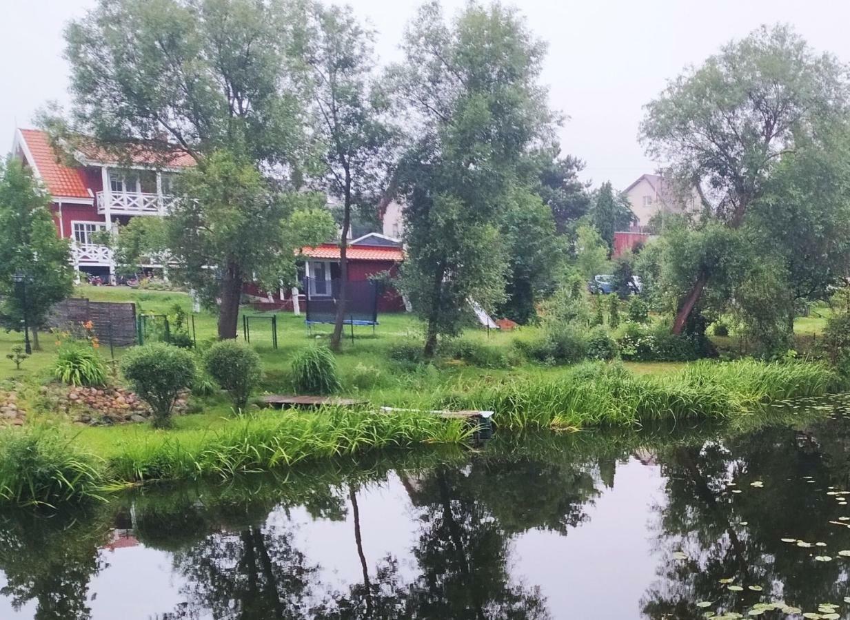 9 Min From Palanga! Luxury House On The River And Sauna เครทิงกา ภายนอก รูปภาพ